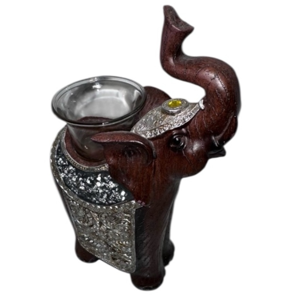 Elephant tealight holder or airplant holder